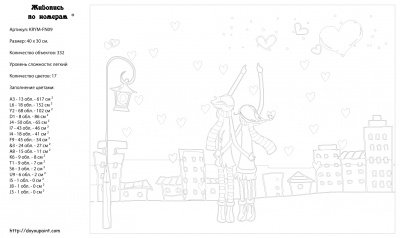 Картина по номерам, 30 x 40, KRYM-FN09