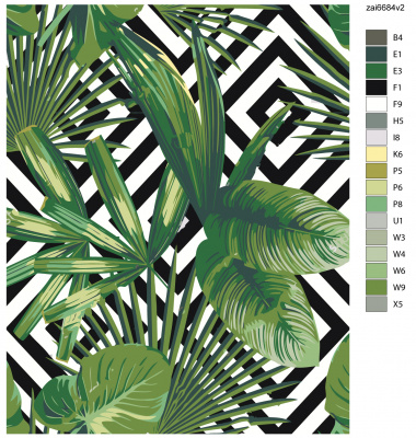 Картина по номерам, 100 x 125, zai6684v21