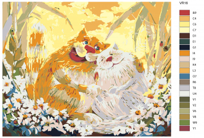 Картина по номерам, 72 x 90, VR16