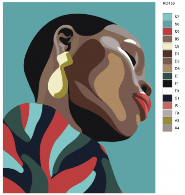 Картина по номерам, 48 x 60, RO156