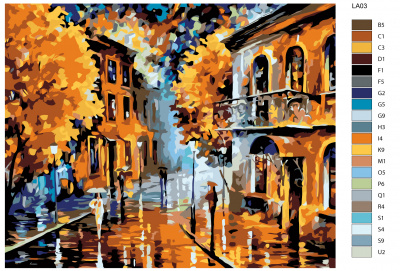 Картина по номерам, 80 x 100, LA03
