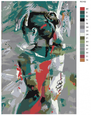 Картина по номерам, 48 x 72, RO162