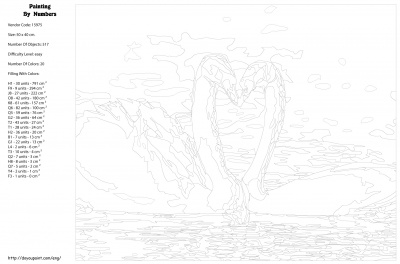 Картина по номерам, 40 x 50, KTMK-15975