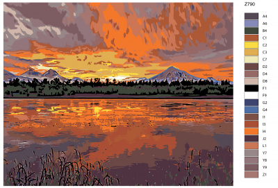 Картина по номерам, 72 x 90, Z-Z790