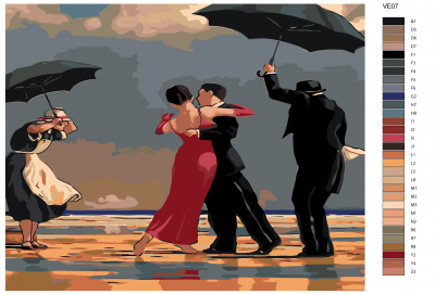 Картина по номерам, 48 x 60, VE07