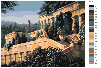 Картина по номерам, 60 x 75, RP03