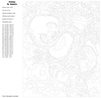 Картина по номерам, 40 x 50, KTMK-15729