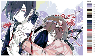 Картина по номерам, 48 x 72, Z3882