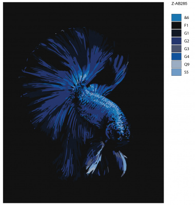 Картина по номерам, 80 x 100, Z-AB285