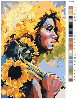 Картина по номерам, 40 x 60, RO228