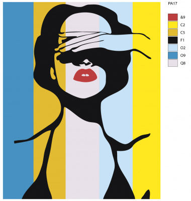 Картина по номерам, 40 x 50, PA17