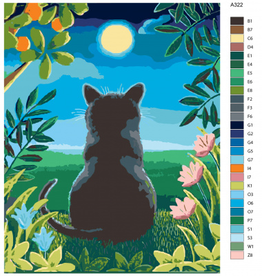 Картина по номерам, 60 x 75, A322