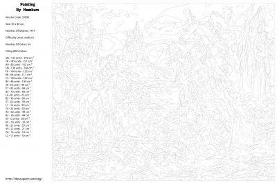 Картина по номерам, 40 x 50, KTMK-33090