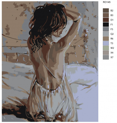 Картина по номерам, 100 x 125, RO145