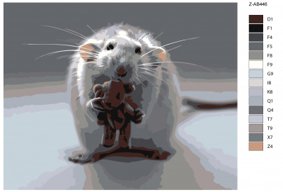 Картина по номерам, 72 x 90, Z-AB446