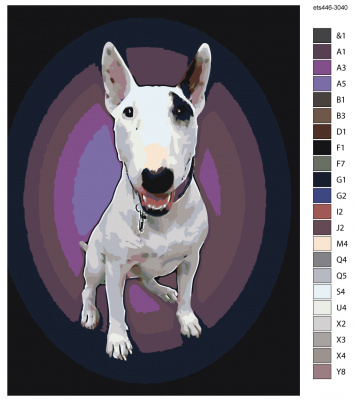 Картина по номерам, 54 x 72, ets446-3040