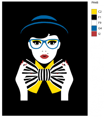 Картина по номерам, 54 x 72, PA48