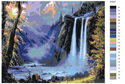 Картина по номерам, 100 x 125, KTMK-97697