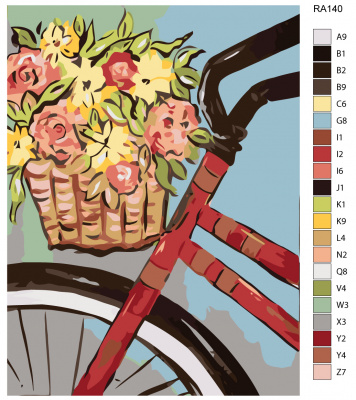 Картина по номерам, 75 x 100, RA140