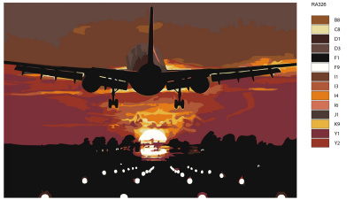 Картина по номерам, 100 x 150, RA326