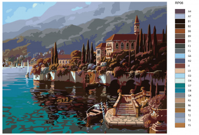 Картина по номерам, 72 x 90, RP06