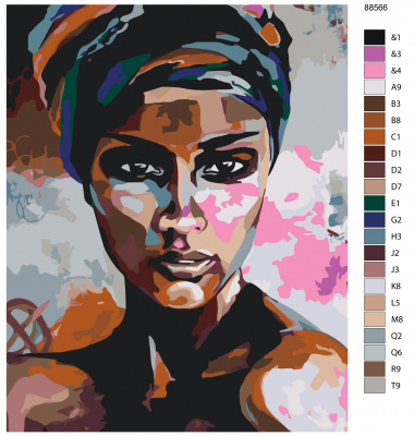 Картина по номерам, 100 x 125, KTMK-88566