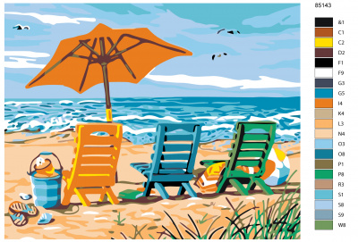 Картина по номерам, 40 x 50, KTMK-85143