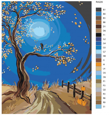 Картина по номерам, 48 x 60, RA229