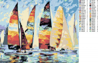 Картина мозайкой, 40 x 50, MP-LA26