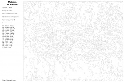 Картина по номерам, 40 x 50, Z-AB179