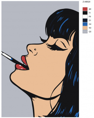 Картина по номерам, 72 x 108, Z-AB520