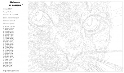 Картина по номерам, 30 x 40, Z-Z3579