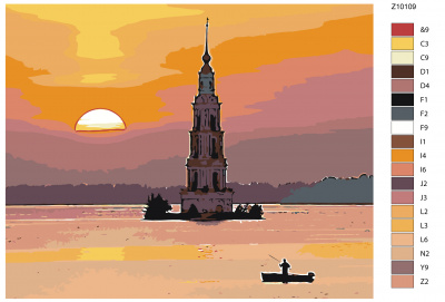 Картина по номерам, 48 x 60, Z10109