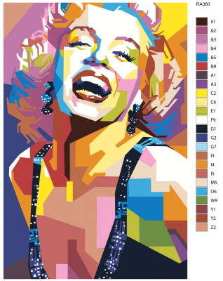 Картина по номерам, 40 x 60, RA360