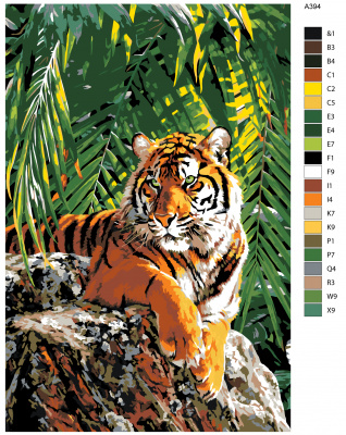 Картина по номерам, 100 x 150, A394