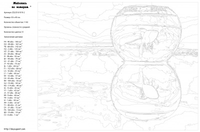 Картина по номерам, 40 x 50, ZGUS161019-2