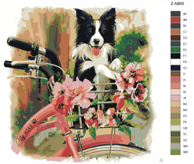 Картина по номерам, 60 x 60, Z-AB65