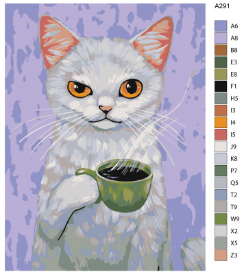 Картина по номерам, 30 x 40, A291