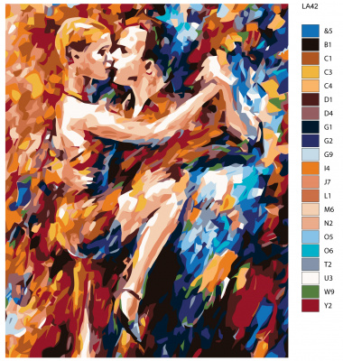 Картина по номерам, 40 x 50, LA42