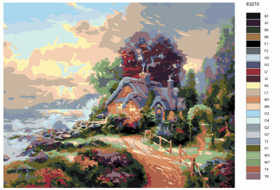 Картина по номерам, 100 x 125, KTMK-63270