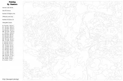 Картина по номерам, 40 x 50, KTMK-90744