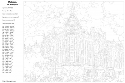 Картина по номерам, 40 x 50, Z1011253