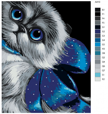 Картина по номерам, 72 x 90, A410