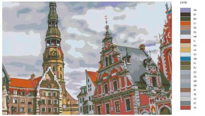 Картина по номерам, 40 x 60, LV19