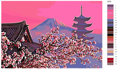 Картина по номерам, 48 x 72, Z-Z976