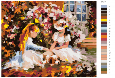 Картина по номерам, 48 x 60, LA23