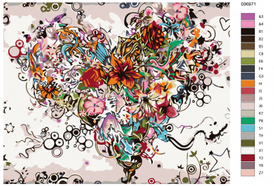 Картина по номерам, 80 x 100, KTMK-00697