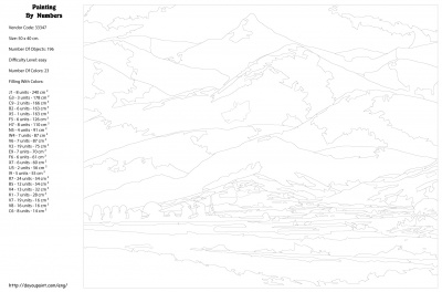 Картина по номерам, 40 x 50, KTMK-33347