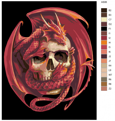 Картина по номерам, 60 x 75, AS06