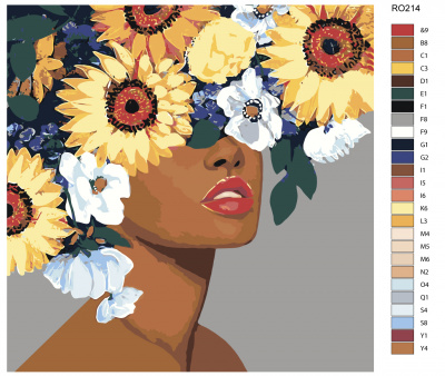 Картина по номерам, 80 x 80, RO214